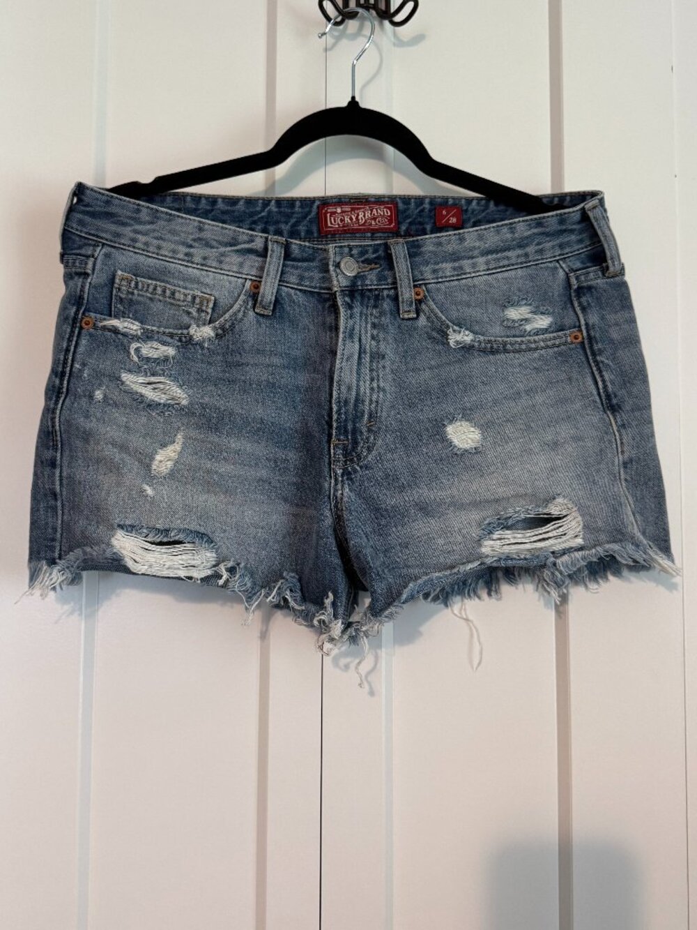 Lucky Brand Distressed Denim Shorts - Size 6 (28)